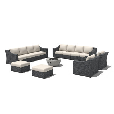 Eloisa 9-piece Fire Seating Sectional