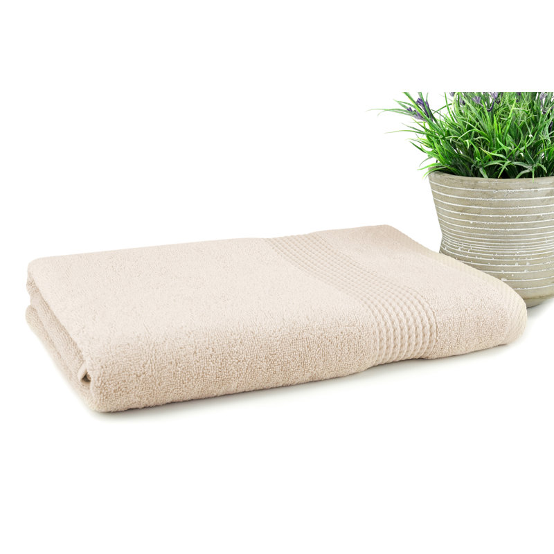 Adlena Turkish Cotton Bath Towel, Beige
