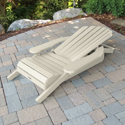 Anette Plastic Folding and Reclining Adirondack Chair