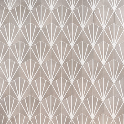 GeoHex Deco 8" Porcelain Tile