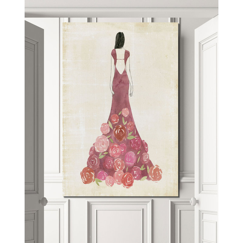 « guirlande gown i », reproduction, H 12 po x l 8 po x P 1,5 po, Toile tendue