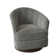 Tipsy Upholstered Swivel Barrel Chair