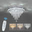 1 - Light Crystal LED Chandelier