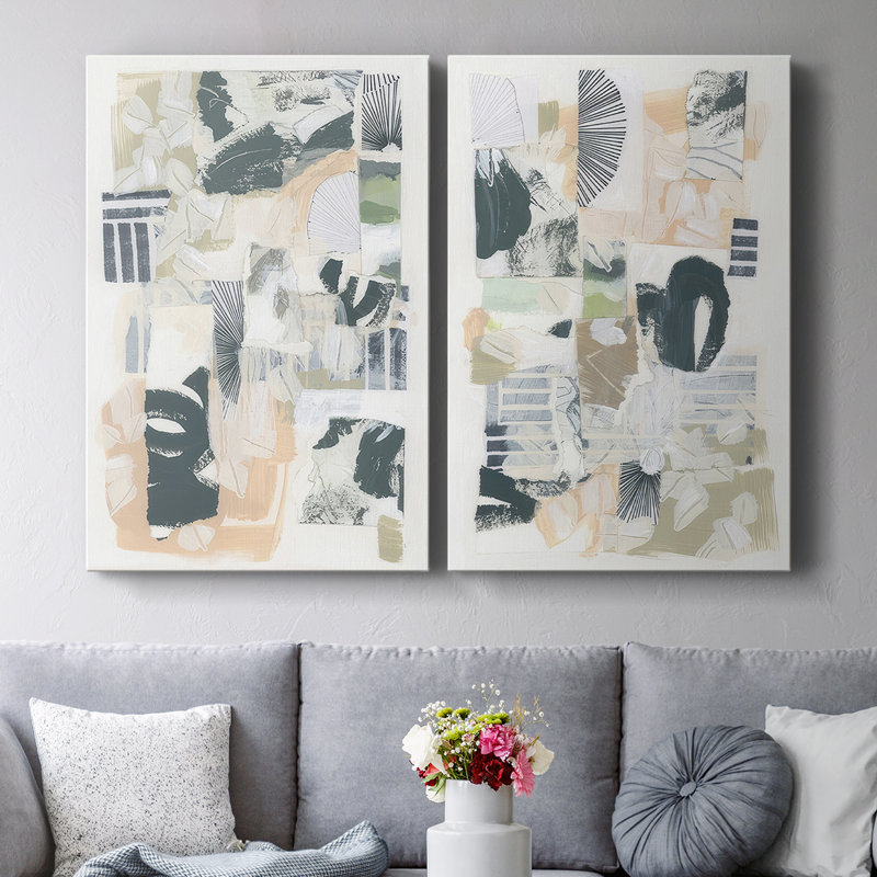 Toile tendue avec panneau Washi I-Premium Gallery - Prêt à accrocher, H 27 po x l 18 po