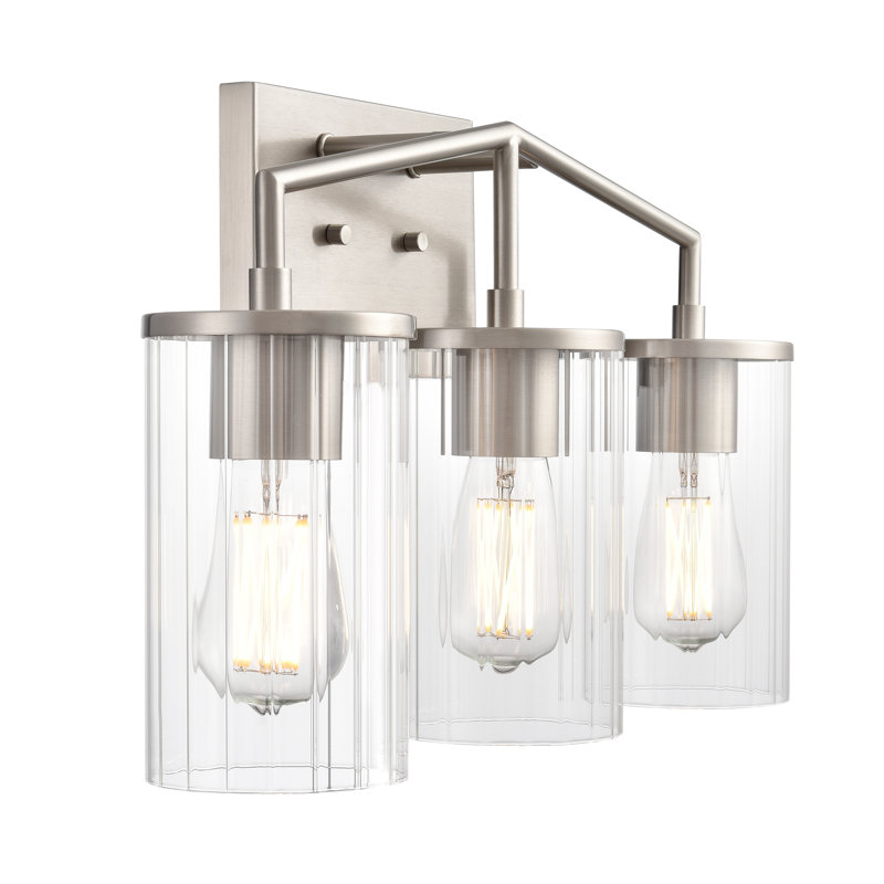 Blevens 20" Wide 3-Light Vanity - Brushed Nickel