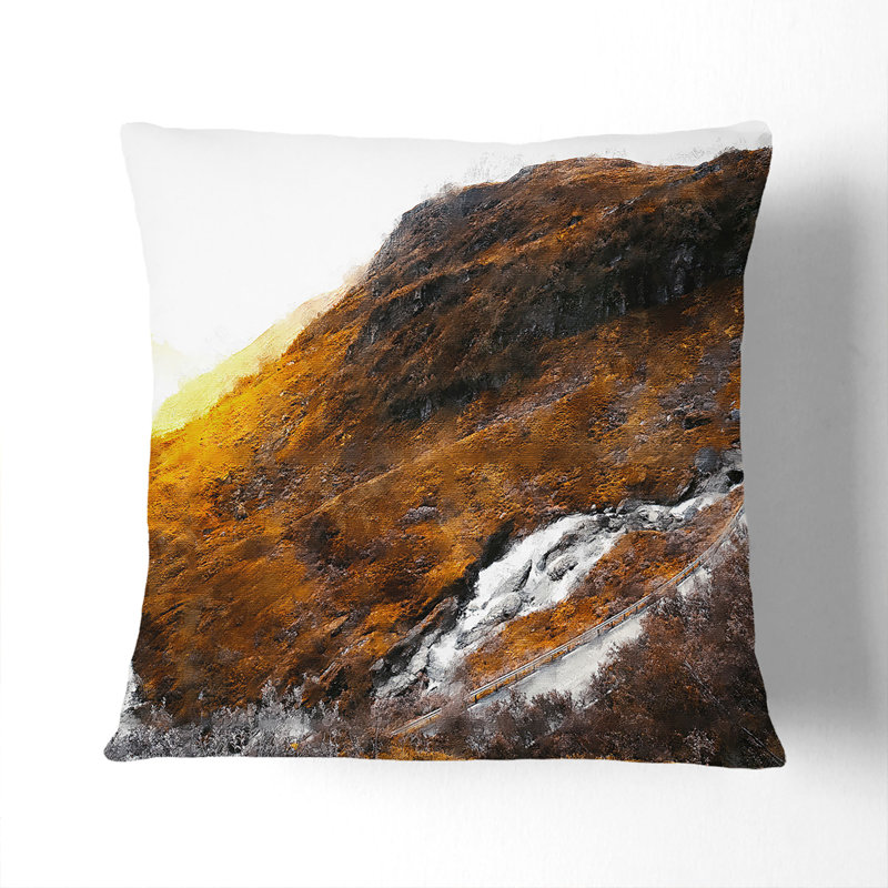 Square Throw Cushion, 55cm H x 55cm W x 20cm D