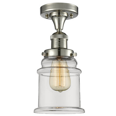 Plafonnier semi-encastré cylindrique simple 6 po Arley