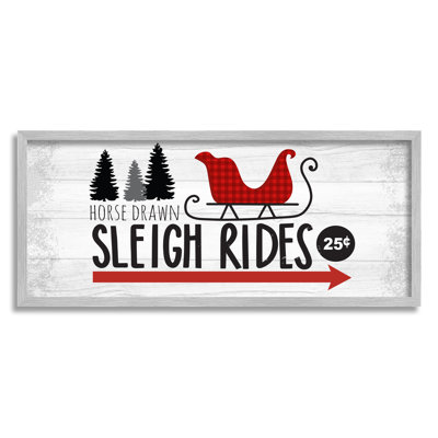 «Sleigh Rides» Rustic Grain