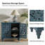 Armoire d'appoint 2 portes avec lumière DEL Hayter 32 po-1460131743