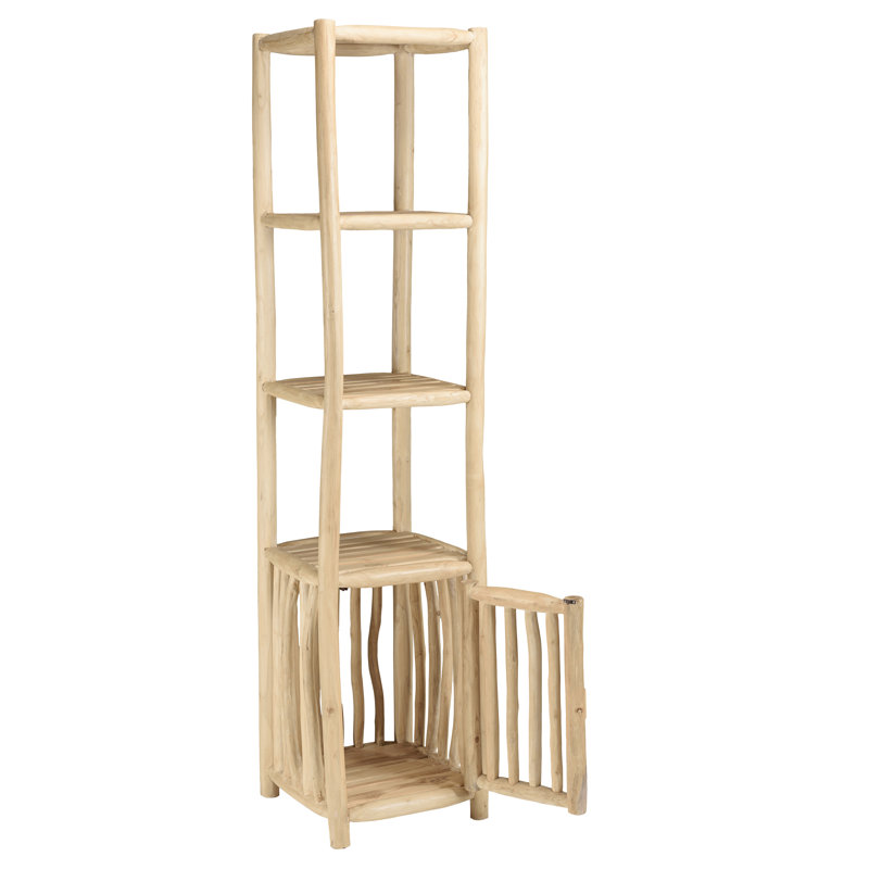 Cafferkey 46cm W Solid Wood Shelving Unit