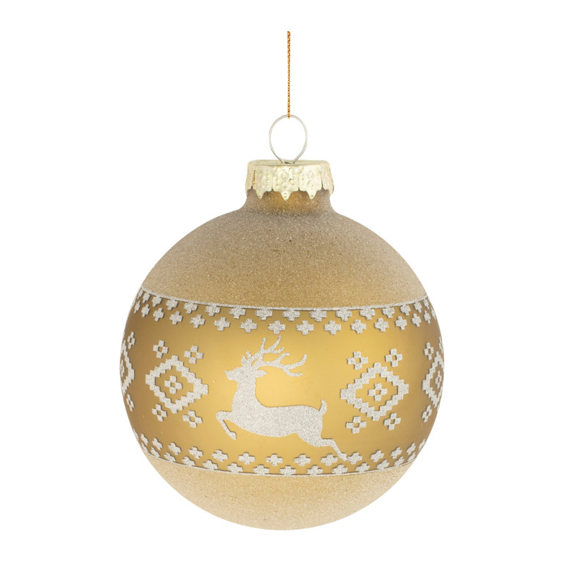 Ornement boule festive