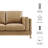 Roscoe 63 Inch Vegan Leather Loveseat-117983199-117983200