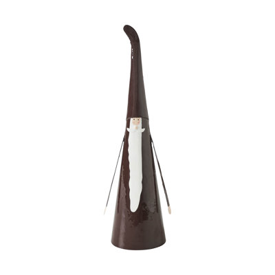 Festive Finds Skinny Santa Figurine Metal