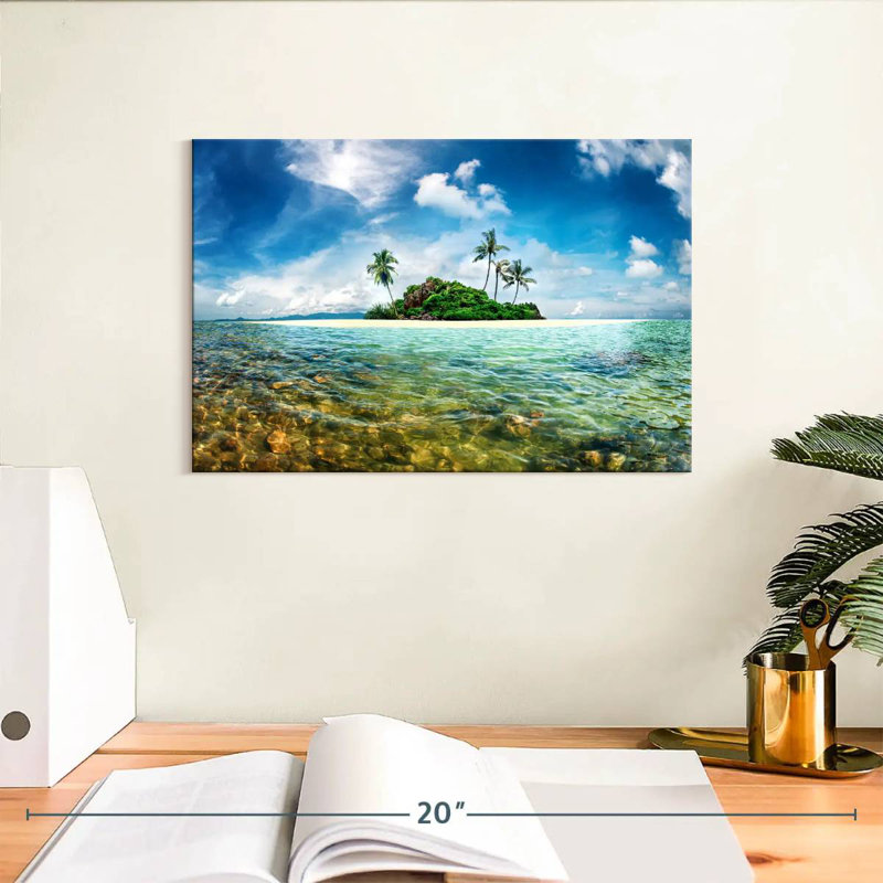Gillard Exotic Paradise Island, H 8 po x l 12 po