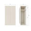 Rain 2 Door Pine Wardrobe