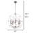 5 - Light Dimmable Globe Chandelier-861577685