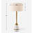 Pizanie White Marble Table Lamp