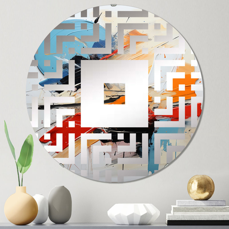 Slezak - Miroir mural carré, 23,6 po x 23,6 po