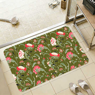 Tapis de bain minces antidérapants lavables à la machine