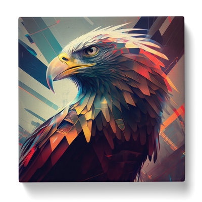 Eagle Futurism No.1 - Wrapped Canvas - Framed Print