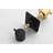 Matt Black 3/4" Cast Metal Shower Valve - Brass, Adjustable Volume Control Volume, Form