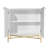 2 Door White Locker Accent Cabinet-971946308