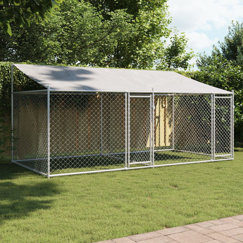 Alberta 200cm H Metal Yard Kennel