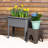 Provence Raised Resin Garden Bed and Stool 4 pc Set-102921150