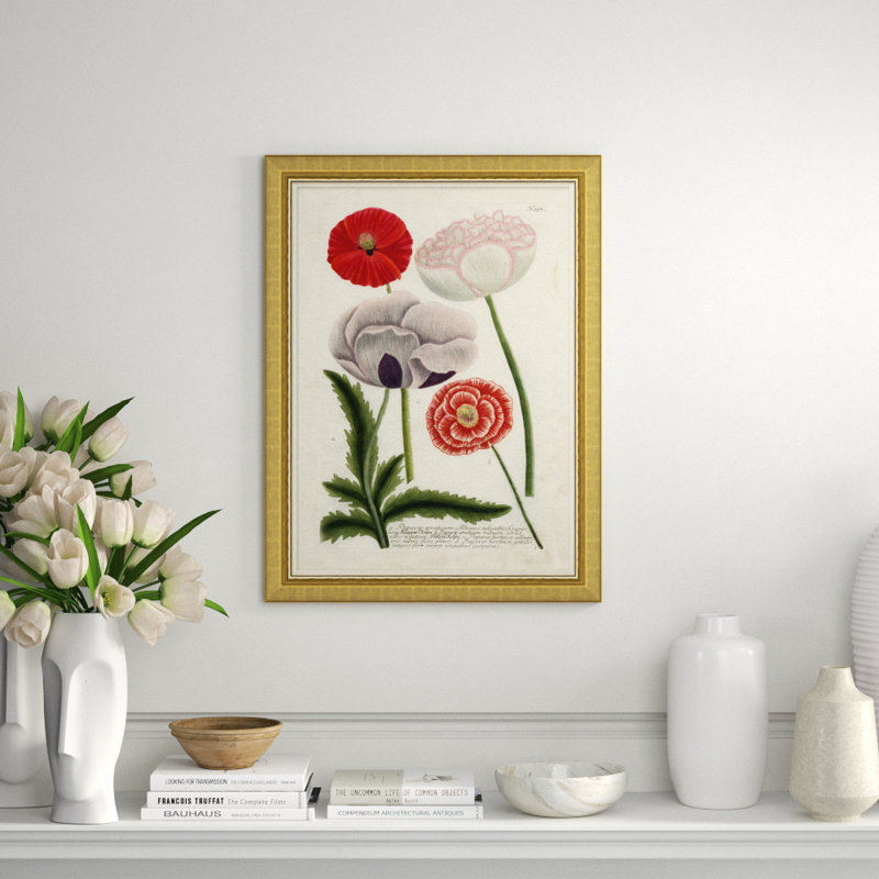 Flora in Pink Framed