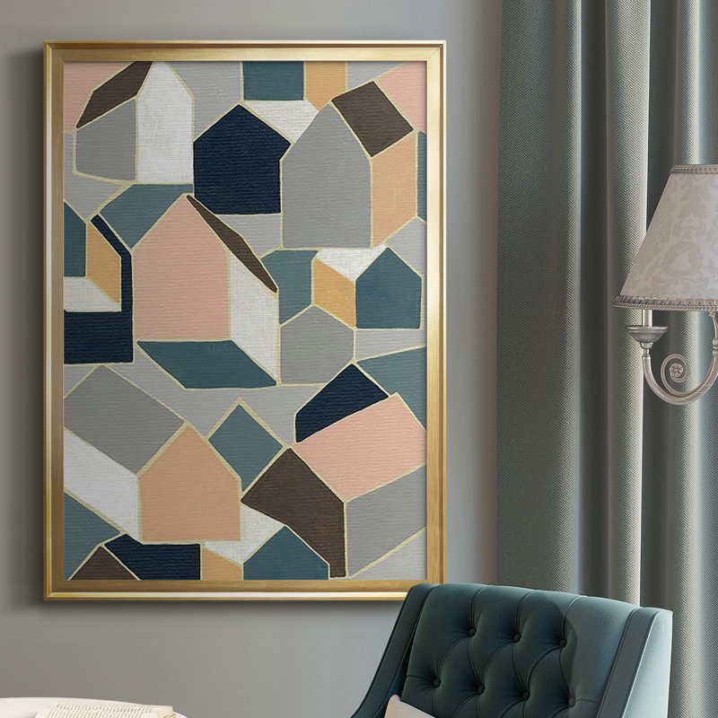 «Dream House II», reproduction encadrée de qualité supérieure - prête à être accrochée, H 24,5 po x l 18,5 po