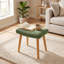 Upholstered Armchair With Footstool-707184140