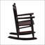 Chaise berçante pour enfants en chêne - intérieur ou extérieur - convient aux enfants - ESP durable