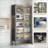 Kitchen Pantry Storage Cabinet, 65” Metal with Transparent Doors, Adjustable Shelves &amp; Wheels, Gray | Metal | Adjustable Shelves