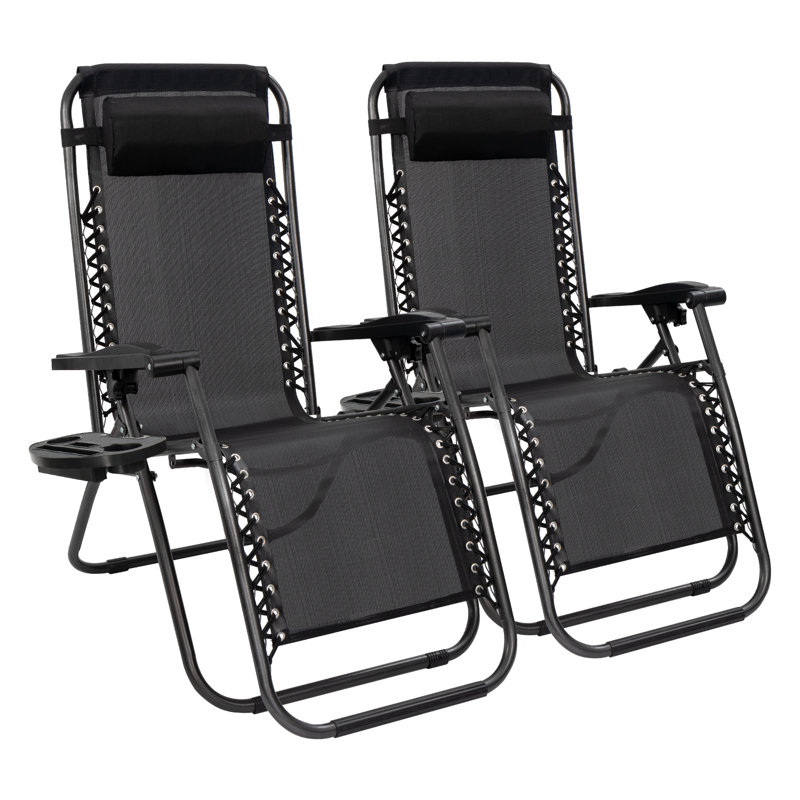 Kantzer Folding Camping Chair, Black