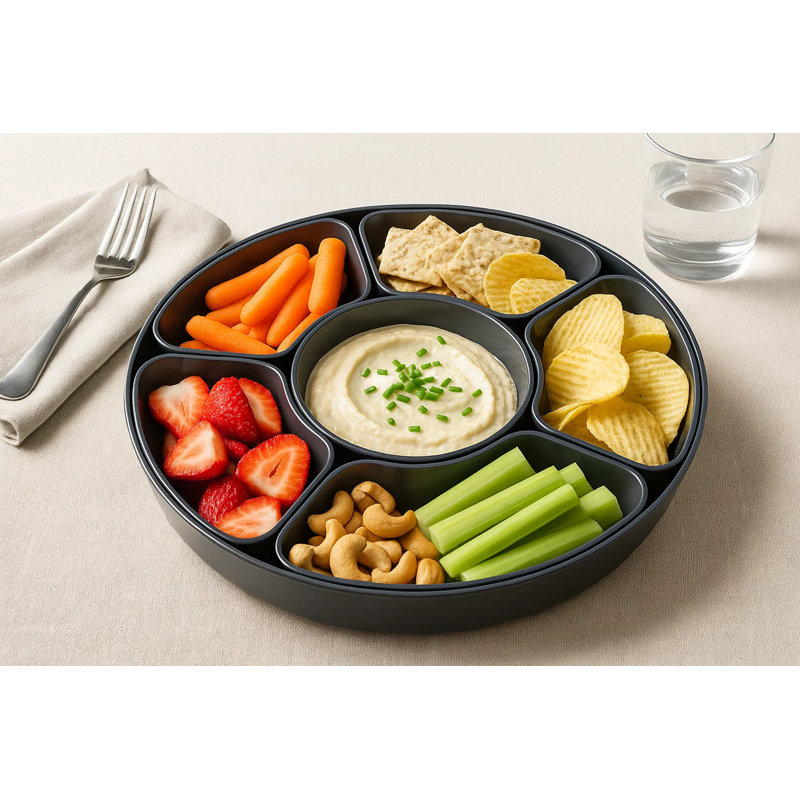Ensemble de service 9 pièces Lazy Susan PCPP
