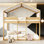 Lit superposé simple au-dessus de simple Beaty Kids