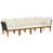 Cream White Cushion/Black Frame