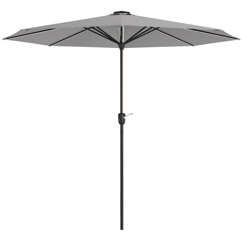 Nikiyah 265cm Market Parasol