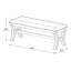 Banc rembourré Altynay