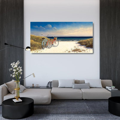 Dovecove Pollera, Daniel Gallery Wrapped Canvas Art Titled: Hampton Bikes
