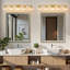 Berto 3-Light Dimmable Vanity Light with K9 Crystal Shades-223026966-204092377