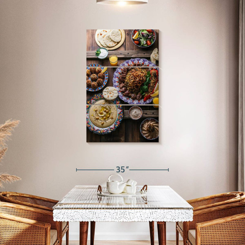 Yarlin Middle Eastern Meze, 45" H x 28" W