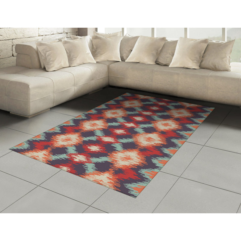 Madonna Ikat Hand Woven Area Rug, Rectangle 120 x 180cm