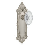 Victorian Plate with Crystal Victorian Knob