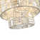 11 - Light Round Layered Chandelier With Crystal