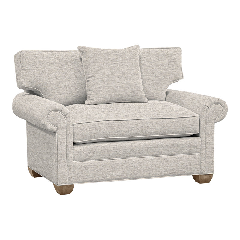 Chaise et demi-fauteuil American Bungalow, Impala lin, Hampton