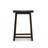 Saddle Counter Stool with Solid Wood Frame-41670278