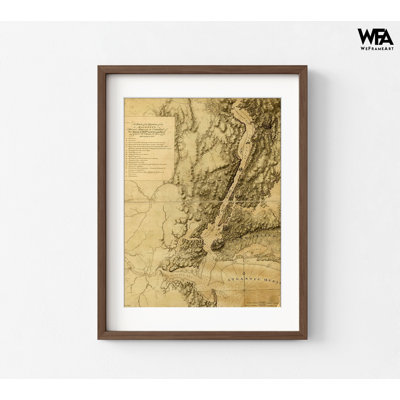 British Fleet And Army Under Howes Command, Military Poster Gift, Battle Wall Art, British Army Decor, History Art Print, Antique Wall Art