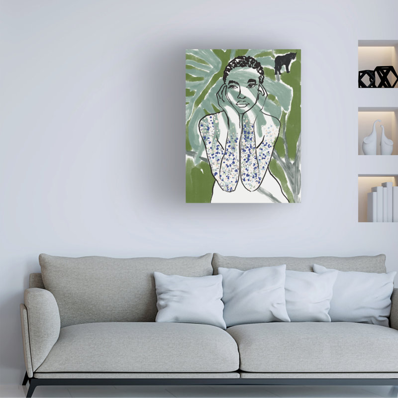 Art sur toile «Bache Tubach Jungle Zone», H 19 po x l 14 po