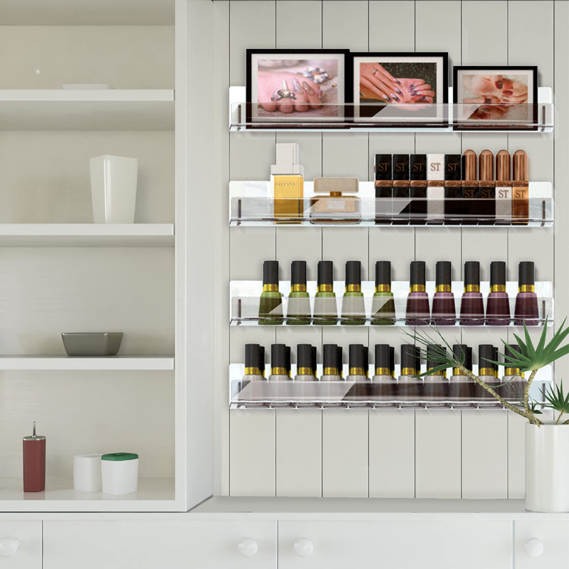 Delisma Floating Shelf, Clear